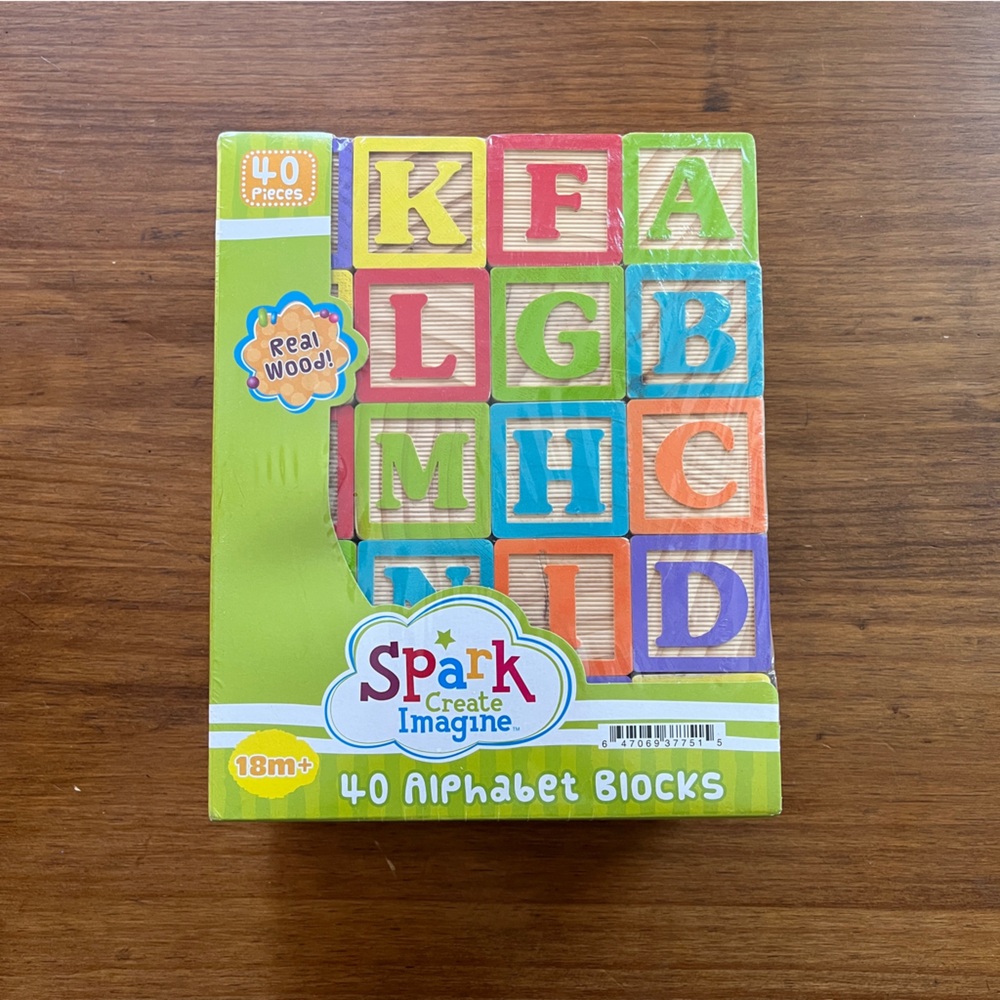 Wooden Alphabet Blocks